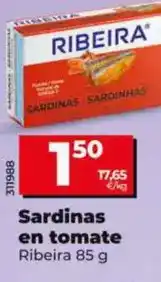 Dia Ribeira - sardinas en tomate oferta