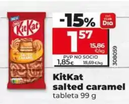 Dia Kitkat salted caramel oferta