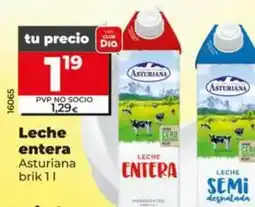 Dia La asturiana - leche entera oferta