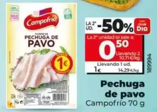 Dia Campofrío - pechuga de pavo oferta