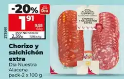 Dia Dia - chorizo y salchichon extra oferta