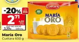 Dia Cuétara - maria oro oferta