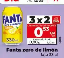 Dia Fanta - zero de limon oferta