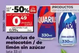 Dia Aquarius - de melocoton / de limon sin azucar oferta