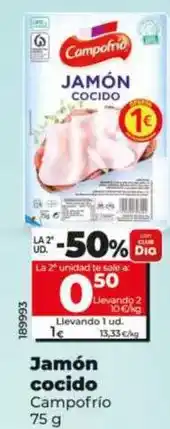 Dia Campofrío - jamon cocido oferta