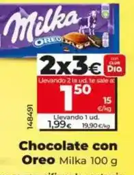 Dia Milka - chocolate con oreo oferta
