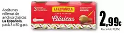 Unide Supermercados La española - aceitunas rellenas de anchoa clasicas oferta