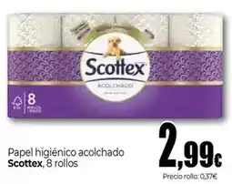 Unide Supermercados Scottex - papel higiénico acolchado oferta