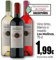 Unide Supermercados Los molinos - vino tinto blanco o rosado oferta