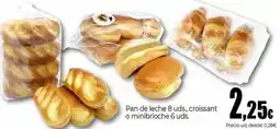 Unide Supermercados Pan de leche 8 uds croissant oferta