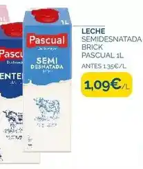 Cash Ecofamilia Pascual - leche semidesnatada oferta