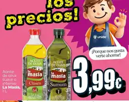 Unide Supermercados La masía - aceite de oliva suave o intenso oferta