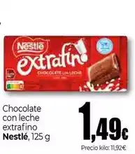 Unide Supermercados Nestlé - chocolate con leche extrafino oferta