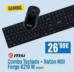 Beep Gaming - combo teclado + ratón forge k210 w oferta