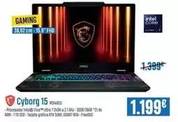 Beep Msi - cyborg 15 oferta