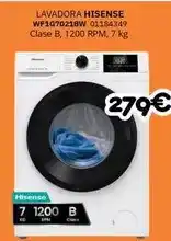 Hisense - lavadora