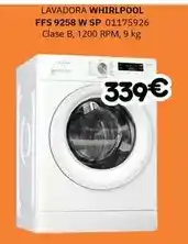 Master Cadena Whirlpool - lavadora ffs 9258 w sp oferta