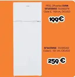 Master Cadena Svan - frig. 2puertas sf145501e oferta