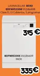 Master Cadena Beko - lavavajillas bdfn05330w oferta