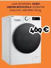 Master Cadena Haier - lava-secadora hwd90-bp14929a-s oferta