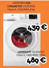 Master Cadena Aeg - lavadora lfa618272a oferta