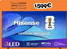 Master Cadena Hisense - televisor 98e7q oferta
