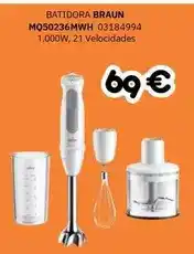 Master Cadena Braun - batidora mq50236mwh oferta