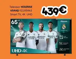 Master Cadena Hisense - televisor 65a6q oferta