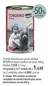 El Corte Inglés Retorn - comida húmeda para perros adultos oferta