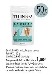 El Corte Inglés Twinky - snack funcion articular para perros oferta
