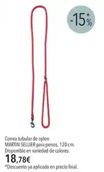 El Corte Inglés Martin sellier - correa tubular de nylon para perros oferta