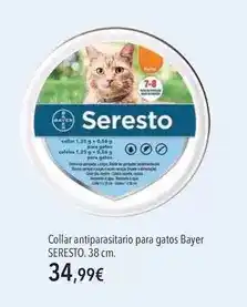 El Corte Inglés Seresto - collar antiparasitario para gatos bayer oferta
