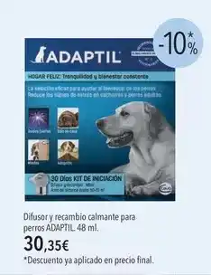 El Corte Inglés Adaptil - difusor y recambio calmante para perros oferta