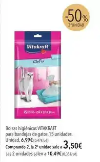El Corte Inglés Vitakraft - bolsas higiénicas para bandejas de gatos oferta