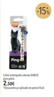 El Corte Inglés Karlie - collar estampado ratones para gatos oferta