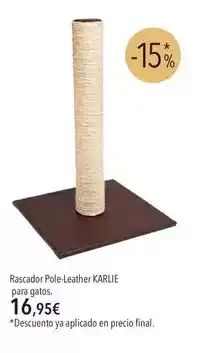 El Corte Inglés Karlie - rascador pole-leather oferta