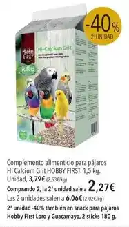 El Corte Inglés First - complemento alimenticio para pejaros hi calcium grit oferta