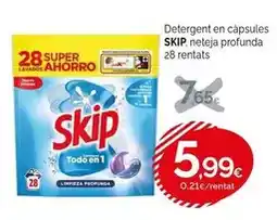 Condis Skip - detergent en capsules oferta