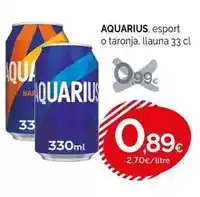 Condis Aquarius - esport o taronja oferta
