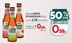 Condis Ladrón de manzanas - sidra oferta