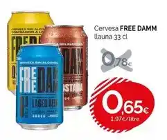 Condis Free damm - cervesa oferta