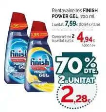 Condis Finish - rentavaixelles power gel oferta