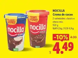Lidl Nocilla - crema de cacao classic oferta