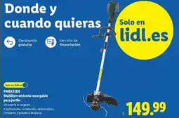 Lidl Parkside - multiherramienta recargable para jardín oferta