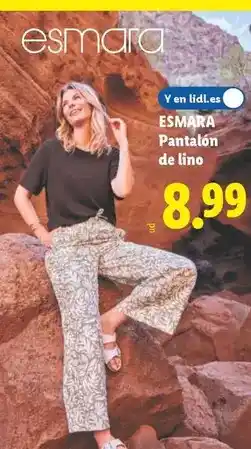 Lidl Esmara - pantalón de lino oferta