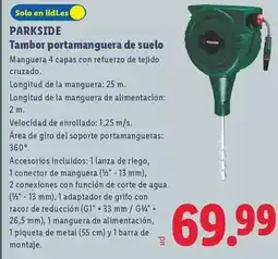 Lidl Parkside - tambor portamanguera de suelo oferta