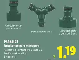 Lidl Parkside - accesorios para manguera oferta