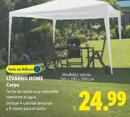 Lidl Livarno home - carpa oferta