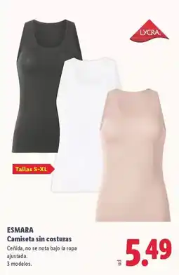 Lidl Esmara - camiseta sin costuras oferta