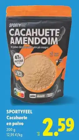 Lidl Sportyfeel - cacahuete en polvo oferta